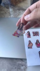 9pcs BINI High Quality Photo Stickers - Smudge-Proof Waterproof Sticker for Phone Case Laptop