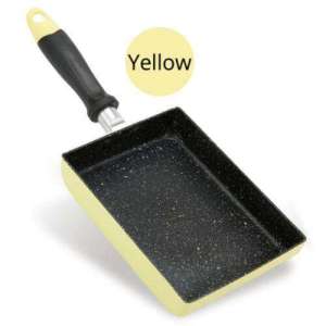 KONCO Chảo Rán Vuông Chảo Nấu Ăn Sáng Mini Nồi Phẳng Bít Tết Cho Bếp Ga Và Bếp Từ Chảo Chiên Trứng Chống Dính Chảo Bánh Kếp Nhật Bản