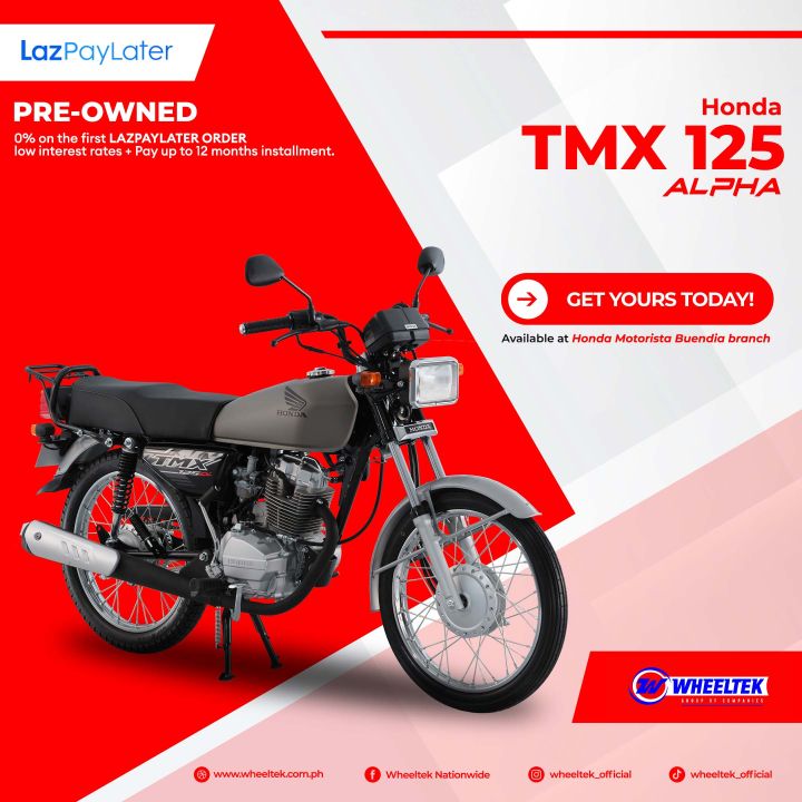 Honda TMX 125 2019 (PRE-OWNED) Lazada Lazada PH