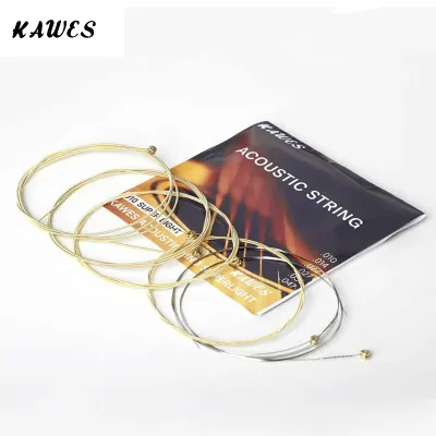 KAWES Original Acoustic Guitar String 010 Guitar Strings Set of 6