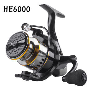 【Ready Stok】CORALOV Reel Rel Pancing Rell Murah Kuat 20 Kg  HE500-7000 5.2:1 Roda Reel Pancing Berputar yang Dapat Dipertukarkan untuk Luya Rod Rill Murah Dan Kuat Reel Pancing Full Besi