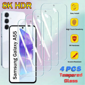 2/4 Pieces Pack HD Tempered Glass for Samsung Galaxy A16 5G A06 4G A36 A56 S25 Ultra S25 Plus A55 A35 A25 A15 A05 A05s A54 A34 A14 A24 A04s A04 A04e A13 A23 A33 A53 A73 A03 A52 A52s A72 A32 A22 A12 A31 A51 A71 A11 Screen Protector Film