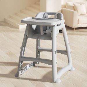 VOYUE Comfortable Baby High Chair Removable Stable Baby Dining Table High Quality without Wheel Restaurant Dedicated Baby Seat for Home  Restaurant Use
