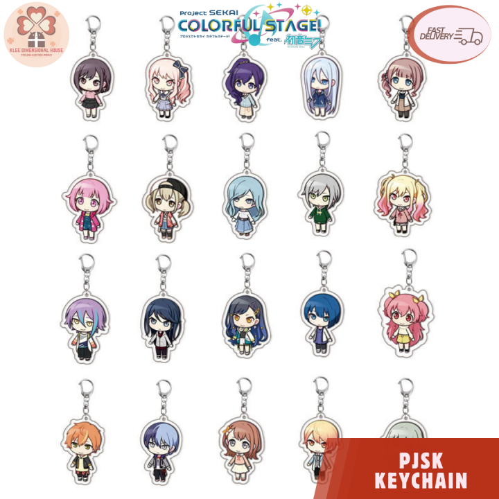 Project Sekai: Colorful Stage Character Keychain世界计划缤纷世界角色钥匙扣Loceng ...
