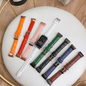 Dây Đeo Bằng Da Cho Huawei Band 7 6 Vòng Đeo Tay Họa Tiết Da Cá Sấu Dây Đeo Thay Thế Cho Honor Band 6 Dây Đeo Đồng Hồ Cho Huawei Band 6 Mới [Hàng Có Sẵn]