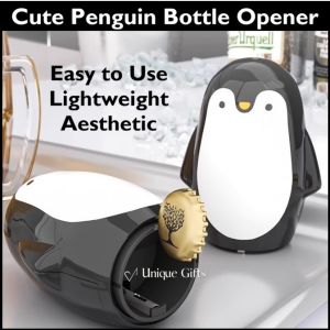 Bottle Opener Cute Penguin Design Suits Most Drinks Beer Alcohol Bottles. SG Stocks