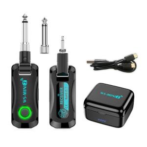 2.4GHz Wireless Guitar System Guitar Transmitter Receiver Rechargeable Cordless Digital Guitar Wireless System