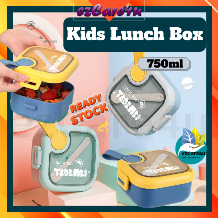 Portable Cute Kids Lunch Box Kids Stainless Steel Children Insulated