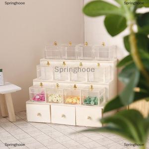 [COD] Springhooe 1:12 Dollhouse Miniature Display Rack Candy Box Drawer Cabinet W Clear Box Furniture Model Decor Toy Doll House Accessories