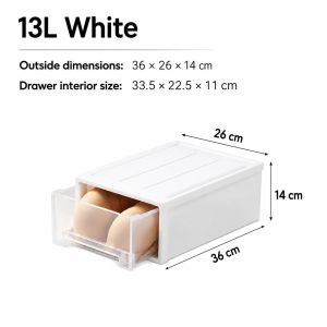 Next Day 5.5-70L Drawer Box Stackable Wardrobe Clothes Drawer Storage Box Bedroom Wardrobe Organizer