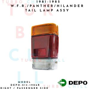 DEPO-213-1906 1981-1985 W.F.R./PANTHER/HILANDER TAIL LAMP ASSY