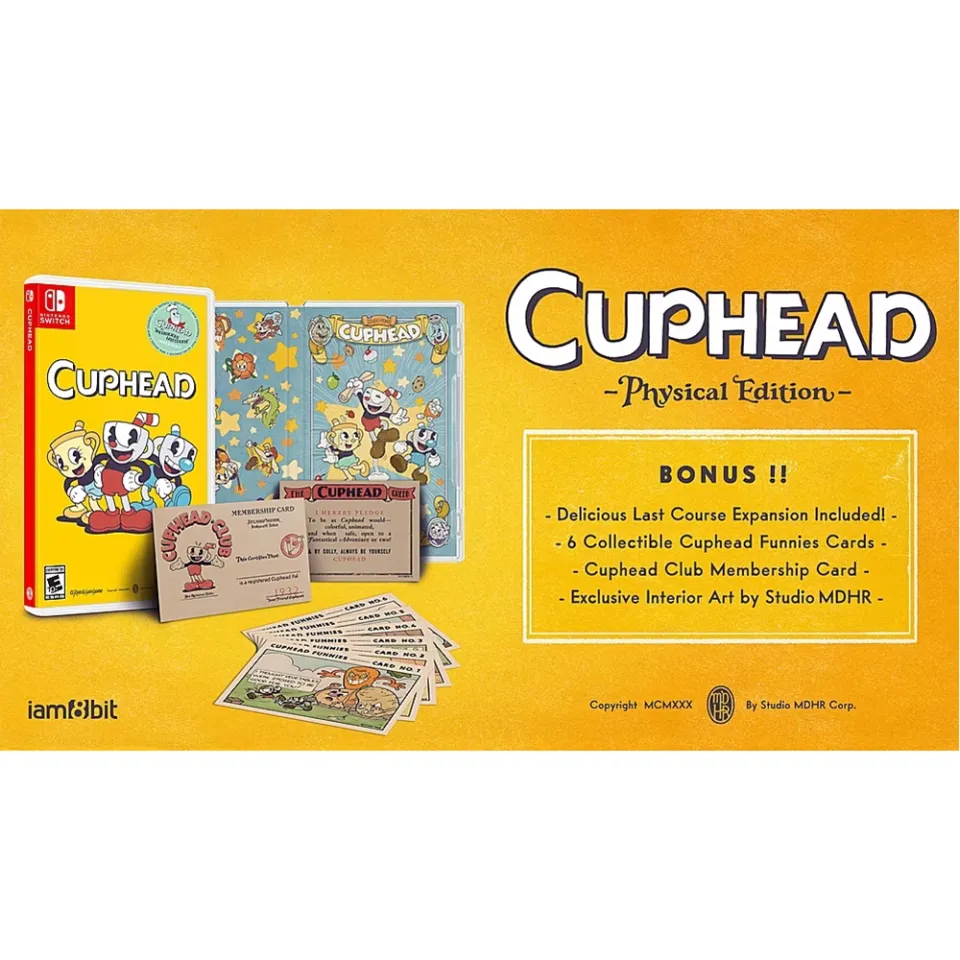 Cuphead Dlc Cuphead Switch Physical Release Nintendo Switch