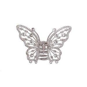 Lovely Butterfly Shaped Metal Hair Clip Strong Grip Styling Tool For Thick Long Hair Stylish Hair Barrettes