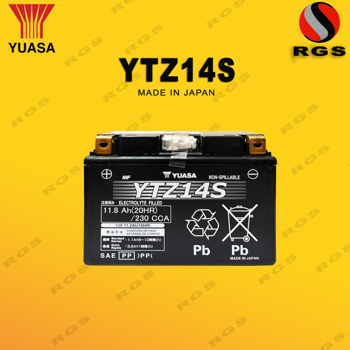 Japan Yuasa Ytz14s Battery Price Yuasa YTZ14S Made In JAPAN (For