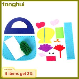 fanghui 8Pcs Kids Sewing Kit DIY Felt Sewing Kits Preschool Educational Toys Craft Felt With Safety Needle For Boys Girls Beginners