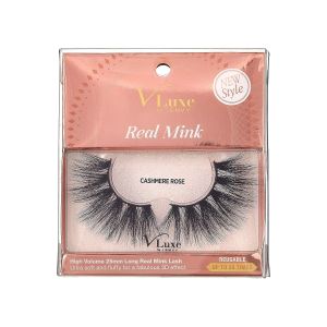 i•ENVY False Eyelashes Real Mink Lashes Dramatic Long Eyelashes (Rose or Gold)
