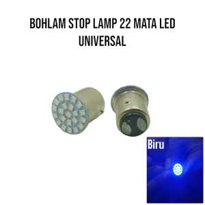 Bohlam stop stoplamp 22 mata kembang 22 LED Universal Semua Lampu Stop Motor