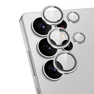 กระจกกันรอยกล้อง สำหรับ Samsung Galaxy S25 Ultra / S25Ultra กันรอยเลนส์กล้อง Samsung S25Ultra Aluminum Camera Lens Protection