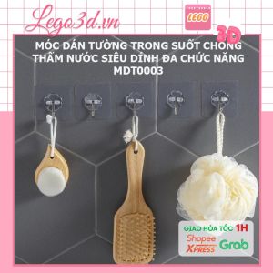 Móc Dán Tường Siêu Dính Chịu Lực Tốt Treo quần áo đồ dùng
