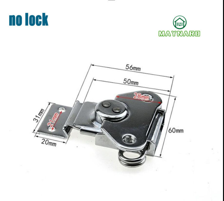Steel Twist Latch with Keeper and Spring Butterfly Draw Latch for Case ...