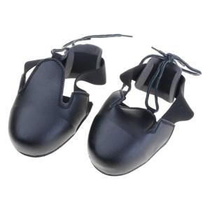 1 Pair Steel Toe Caps Shoe Covers with Adjustable Straps Safety Shoes Protectors for Temporary Work and Factory Tours
