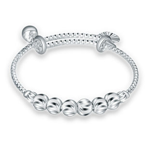 New product Cute and exquisite baby bracelet Full-month baby bell Vera starry sky silver bracelet traditional childrens jewelry