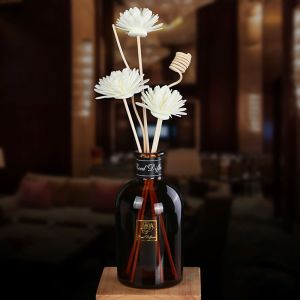 FDYRU Reed Wood Perfume Bathroom Fragrance Diffuser Aroma Oil Aroma Oil Diffuser Artificial Flower Perfume Diffuser Aromatherapy Flower Aromatherapy Rattan