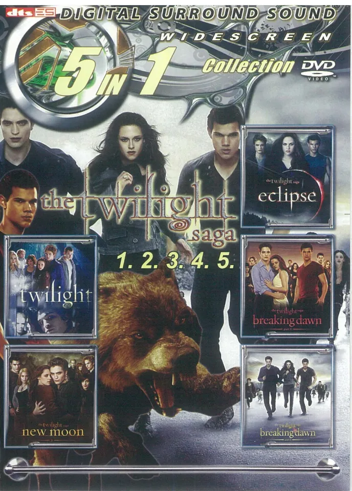 DVD English Movie The Twilight Saga 5 In 1 Collection J 894