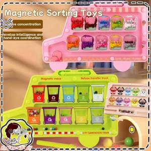 Magnetic Maze Beading Toy Number Counting Color Matching Sorting Toy Kids Montessori Educational Toy