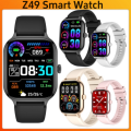 Coonba【⭐BEST⭐】Smart Watch Z49 2.01 inch Bluetooth Call 50+ Sport Mode Heart Rate Blood Pressure Blood Oxygen Health Monitoring Message Reminder Stopwatch Weather Push Music Control Smart Watch. 