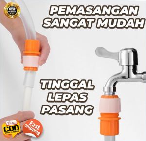 Sambungan Selang Kran Pipa Air Flexsible Water Faucet Connection Hose Connector Adaptor