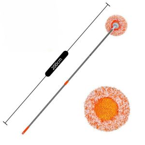 2M Sunflower Mop Multi-Functional Wall Cleaning Ceiling Dust Removal Telescopic Rotating Cleaning Tools