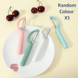 Sharp Easy-Grip Stainless Steel Fruit & Vegetable Peeler - Kitchen Gadget for Fast Peeling