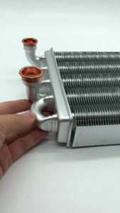 หม้อไอน้ำก๊าซชิ้นส่วน160มิลลิเมตรความยาวแลกเปลี่ยนความร้อนหลักสำหรับ Vailant Protherm หม้อไอน้ำก๊าซเครื่องทำน้ำอุ่น