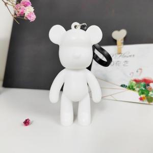 DIY Fluid Keychain Bear Paint Handmade Toys Art Model Material Liquid Painting