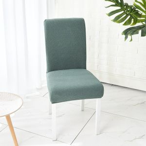 Dining Chair Cover Elastic Knitted Chair Seat Cover Party Home Raya Decor Sarung Kerusi Meja Makan