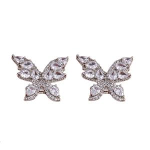 Shimmering Adorned Earphone Clip Copper Alloy Easy Customization for freeclip Headphones