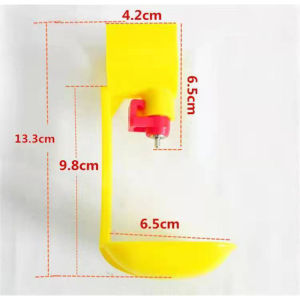 20/10 Pcs Chicken Drinker Nipple Cups Automatic integrated Hanging Cups With 25mm Pipes Ball Nipple