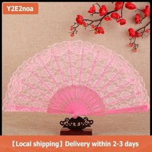 【Local shipping】 Phong Cách Cổ Điển Ren Gấp Fan Trung Quốc Nhật Bản Mô Hình Nghệ Thuật Thủ Công Quà Tặng Trang Trí Nội Thất