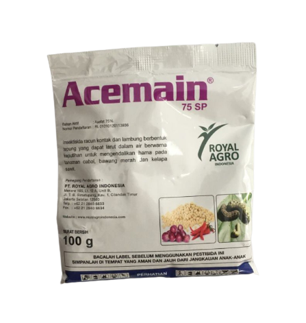 Insektisida Ulat Grayak Acemain 75 WP ( isi 100 Gram ) | Lazada Indonesia