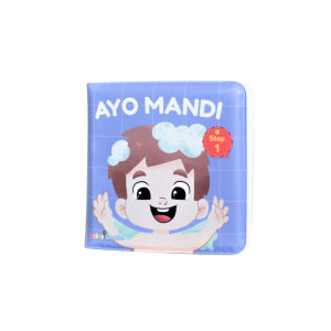Gulalibooks Buku Bayi Berubah Warna Ayo Mandi Children Softbook Waterproof Mengenal Kosa Kata Baru