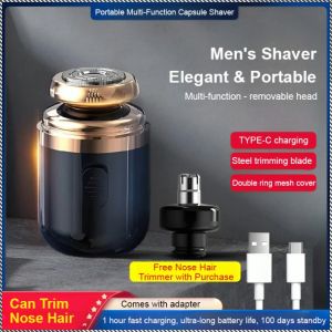 Shaving Tools Men Skin Care Portable Razor Compact Washable Charging Space Replaceable Cutterheads