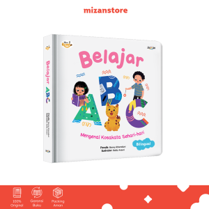 DAR Mizan - Buku Anak Seri Kumi Belajar ABC Mengenal Kosakata Sehari-hari Bilingual Boardbook - Usia 0-5 Tahun - Mizan