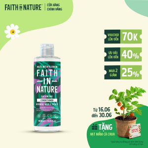 Dầu Xả Faith In Nature Hoa Oải Hương & Phong Lữ Thư Giãn Cân Bằng 400ml