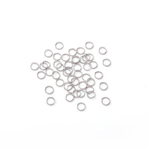 Stainless Steel Single Strand Ring For Handmade Bracelet Necklace Earring Keychain DIY Craft Jewelry Making Accessories