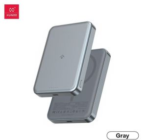 XUNDD 3C Ultra-Thin Metal Magnetic Power Bank 10000mAh & 5000mAh 20W PD Wireless Charging Portable Power Supply