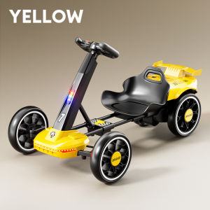 Multi-Function Foldable RC Go Kart with Music System - Adjustable Speed & Safety Belt for Outdoor Fun