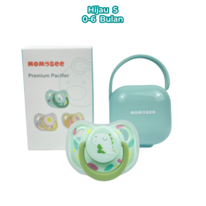 Momosee Empeng Bayi Newborn Dot Bayi Karakter Lucu Datar BPA Free Food Grade Baby Pacifier BB141