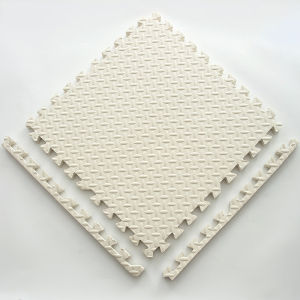 แผ่นยางฟิตเนส แผ่นรองโยคะ แผ่นยางปูพื้น แผ่นโฟมกันกระแทก แผ่นใหญ่ 100x100ซม. หนา 2ซม. กันน้ำ กันลื่น มีขอบปิด4ด้าน