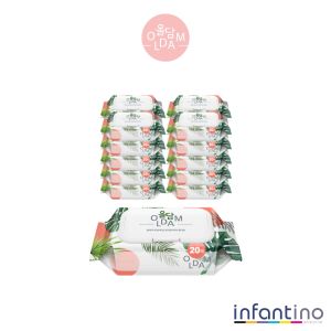 Infantino | Mini Oldam 올담 Korean Baby Wipes (20 Packs x 20pcs) - Most Trusted Baby Wet Wipes
